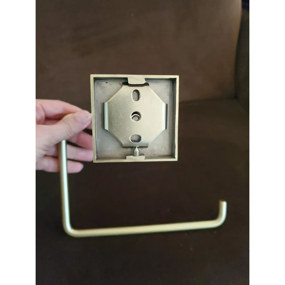 KOKOSIRI TOWEL HOLDER GOLDEN CHAMPAIGNE  NO SCREWS -B3007BG (B-7) NEW